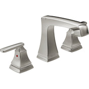 Ashlyn Widespread Bathroom Faucet 3 Hole, 2-handle Bathroom Sink Faucet with Drain Assembly in Brilliance Stainless