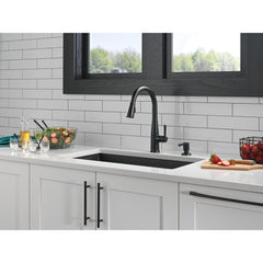 Essa Voice Activated Touchless Kitchen Faucet with Touch Technology, Black Smart Kitchen Sink Faucet with Pull Down Sprayer, Matte Black | product photo