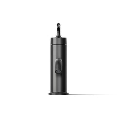 Purist Single Hole Bathroom Faucet with Drain Assembly in Matte Black | product photo