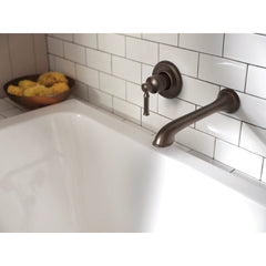 Dartmoor Single Handle Wall Mount Tub Filler High Flow Tub Faucet with 10" Spout Reach in Oil Rubbed Bronze | product photo