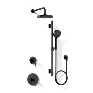 Awaken Tub & Shower Faucet in Matte Black
