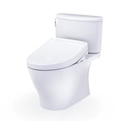 WASHLET®+ Nexus® 1G® Two-Piece Elongated 1.0 GPF Toilet with S5 Bidet Seat, Cotton White - MW4423446CUFG#01