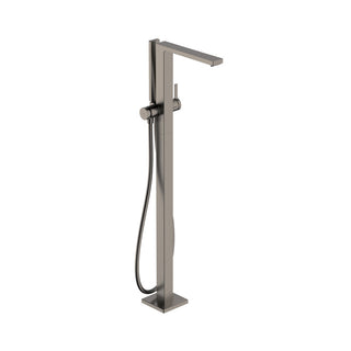 Tecturis E Freestanding Tub Filler with 1.75 GPM Handshower in Satin Black