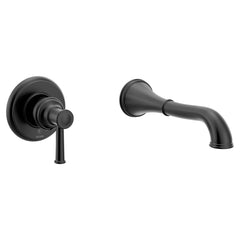 Belfield Single Handle Wall Mount Tub Filler High Flow Tub Faucet with 10" Spout Reach in Matte Black | product photo