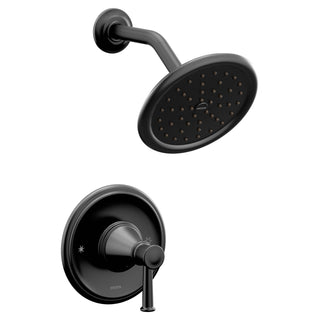 Belfield Shower Faucet Trim with Lever Handle in Matte Black