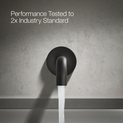 Purist Tub Spout in Vibrant French Matte Black | product photo