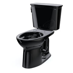 Drake® Two-Piece Elongated 1.28 GPF TORNADO FLUSH® Toilet in Ebony | product photo