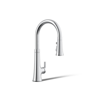 Tone™ Touchless Pull-Down Kitchen Sink Faucet with Voice Activation and Three-Function Sprayhead in Polished Chrome