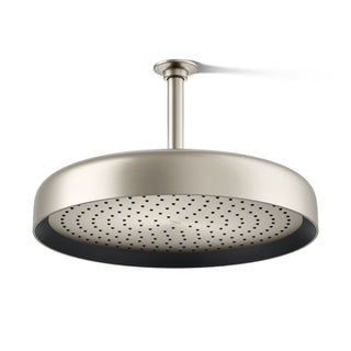 Statement 14" Single-Function Ceiling-Mount Round Rainhead, Round Rain Showerhead 2.5 GPM in Vibrant Brushed Nickel