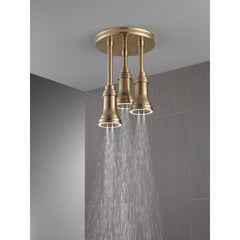 Pendant Full Rain Shower Head H2Okinetic® in Champagne Bronze | product photo