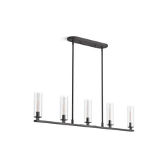 Kohler Crue 45 In. Linear Chandelier in Matte Black | product photo