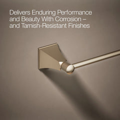 Kohler Memoirs Wall Mounted Towel Bar in Vibrant Brushed Bronze | product photo