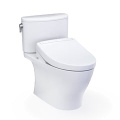 WASHLET®+ Nexus® 1G® Two-Piece Elongated 1.0 GPF Toilet with S5 Bidet Seat, Cotton White - MW4423446CUFG#01 | product photo