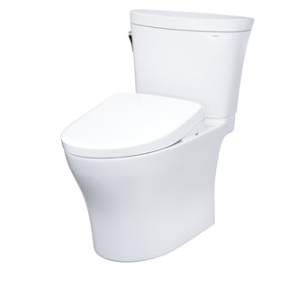 Aquia® IV Cube 1.28 GPF S7 Elongated Two-Piece Toilet (Seat Included) in White