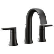 Doux 2H Widespread Trim & Valve, BL in Matte Black