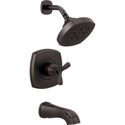 Stryke 14 Series Tub and Shower Faucet Trim with Diverter and H2Okinetic Technology in Oil Rubbed Bronze