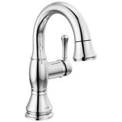 Cassidy Single Hole Pull Out Sprayer Bathroom Faucet, Single Handle Bathroom Sink Faucet in Chrome | product photo