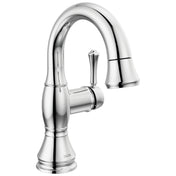 Cassidy Single Hole Pull Out Sprayer Bathroom Faucet, Single Handle Bathroom Sink Faucet in Chrome