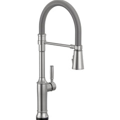 Renaldi Touchless Pro Style Pull-Down Kitchen Faucet with Touch Technology in Lumicoat Arctic Stainless | product photo
