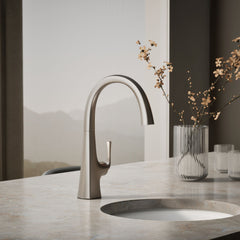 Kohler Graze Bar Swing Spout in Vibrant Stainless | product photo