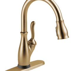 Leland Touch2O Kitchen Faucet with Touchless Technology in Gold | product photo
