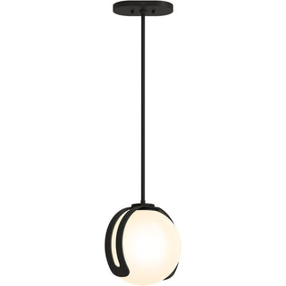 Kraga 10" 1 - Light Pendant in Matte Black