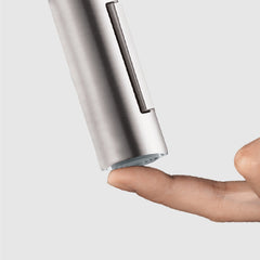 Focus Pull Down Single Handle Kitchen Faucet in Steel Optik | detail photo