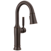Renaldi Bar Faucet with Pull Down Sprayer in Venetian Bronze