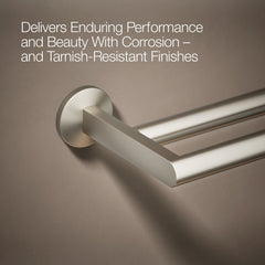 Kohler Components Double Towel Bar in Vibrant Brushed Nickel | product photo