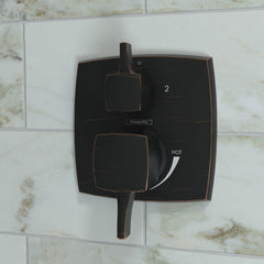 Ecostat Classic Pressure Shower Faucet Trim in Rubbed Bronze | product photo