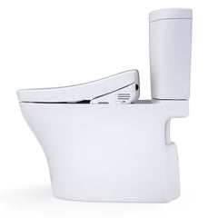 WASHLET®+ Aquia IV® Arc Two-Piece Elongated Dual Flush 1.28 and 0.9 GPF Toilet with S5 Bidet Seat, Cotton White - MW4483446CEMFGN#01 | product photo