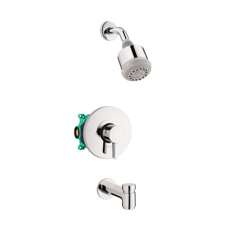 Clubmaster Pressure Balanced Tub and Shower Faucet with Rough-in Valve in Chrome