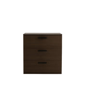 3-Drawer Combo Dresser, Manufactured Wood, Brown