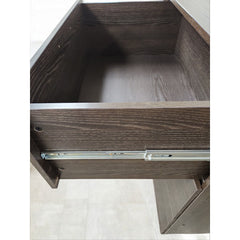 3-Drawer Combo Dresser, Manufactured Wood, Brown