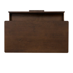 3-Drawer Dresser, 40 Inch Wide, Wire-Brushed Finish, Brown
