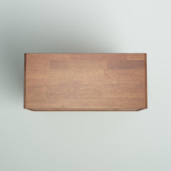 3-Drawer Dresser in Rubberwood and MDF with Tapered Legs, Oak