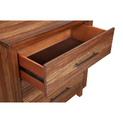 3-Drawer Dresser, Solid Mahogany and Engineered Wood, Caramel