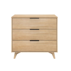 3-Drawer Dresser, Solid Pine and Engineered Wood, Blonde