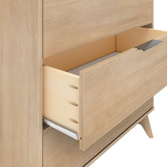 3-Drawer Dresser, Solid Pine and Engineered Wood, Blonde