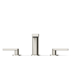 Kohler Composed Widespread Bathroom Faucet with Drain Assembly in Vibrant Polished Nickel | product photo