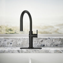 Crue Touchless Pull-Down Kitchen Sink Faucet with Voice Activation and Three-Function Sprayhead | product photo