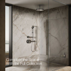 Rain Fixed Shower Head in Vibrant Titanium | product photo