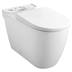 Essence Right Height Elongated Toilet Bowl with Seat in Alpine White | product photo