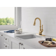 Leland Touch2O Bar / Prep Faucet with Touchless Technology in Gold | product photo