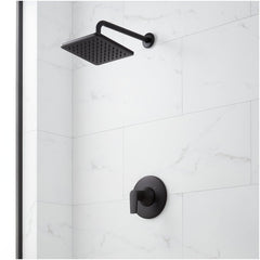 Berwyn Pressure Balance Shower System - Matte Black | product photo