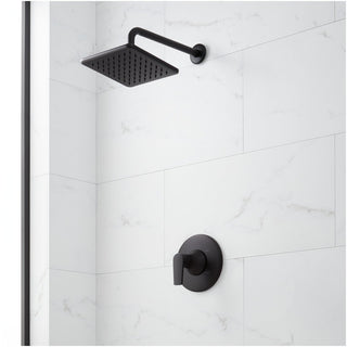 Berwyn Pressure Balance Shower System - Matte Black