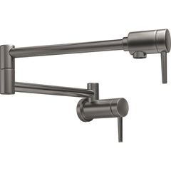 Black Stainless Pot Filler Kitchen Faucet | product photo