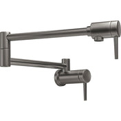 Black Stainless Pot Filler Kitchen Faucet