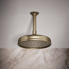 8" Round Rainhead, 1.75 GPM in Vibrant Brushed Bronze | product photo