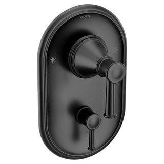 Belfield Posi-Temp with Built-in 3-Function Transfer Valve Trim Kit in Matte Black
